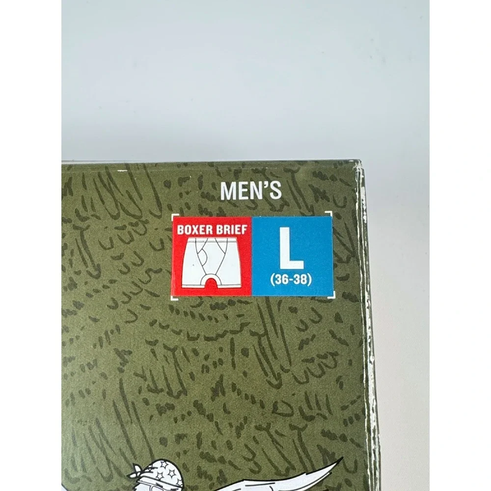 Duluth Trading Co Buck Naked Boxer Briefs Bald Eagle Multi 3-Pack Size Large